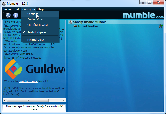 mumble 1.2.10 server search